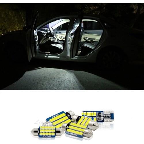 9pcs Canbus Map Dome Trunk License Plate Lamp LED Interior Light Kit For Suzuki SX4 WK 2007-2013 2014