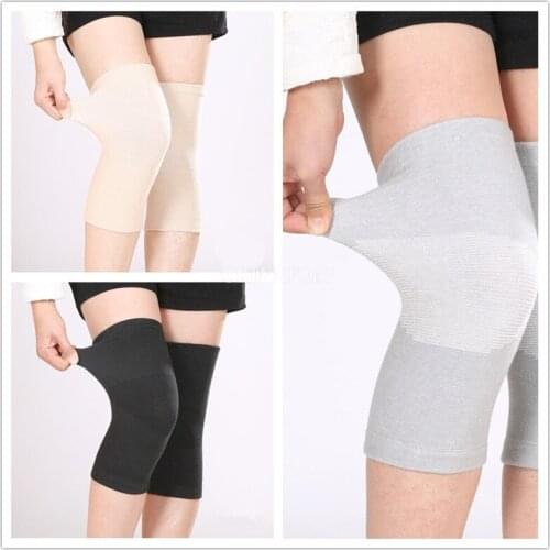 200Pair 1 Pair Knee Support Brace Leg Arthritis Injury Gym Sleeve Elastic Bandage Pad Charcoal Knitted Elbow Knee Pads