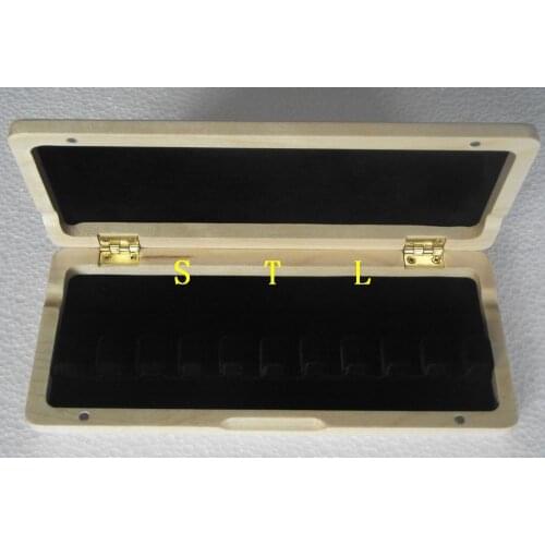 Bassoon reed case hold 10 pcs reeds Wooden