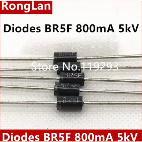 [BELLA] high voltage high voltage diodes BR5F high frequency high voltage silicon stack 800mA 5kV--20pcs/lot