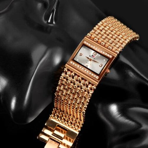 Zegarek damski 2020 Top Luxury Brand SOXY Women Bracelet Watches Fashion Lady Rose Gold Rhinestone Designer Relogio Feminino