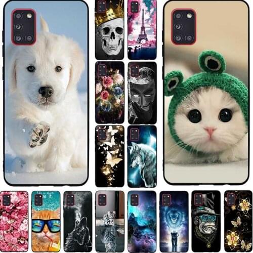 Phone Case For Samsung Galaxy A31 Case Silicone Soft TPU Cover For Samsung A31 A 31 SM-A315F 6.4" Back Covers Cute Anime Bumper