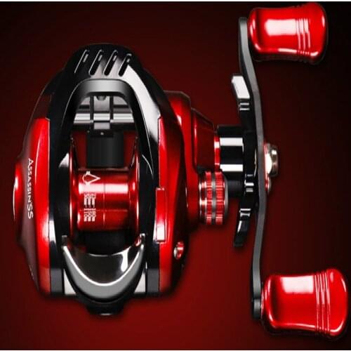 Spool Baitcasting All-metal Anti-fishing Line Knotting Magnetic Brake 8KG Ultra-light 13+1 Axis Left/right Fishing Wheel Pesca