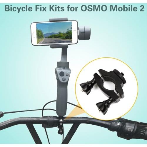 Bike Bracket Bicycle Mount Holder Clip For DJI Pocket 2 DJI OM 4 DJI OSMO Mobile 2 3 Handheld Gimbal Stabilizer Accessories