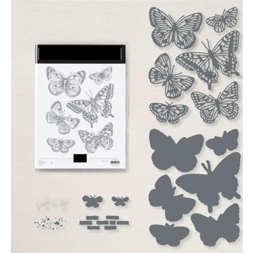 Butterfly Metal Cutting Dies and Stamps Stencils for DIY Scrapbooking Stamp/photo album Decorative Embossing DIY Paper Cards