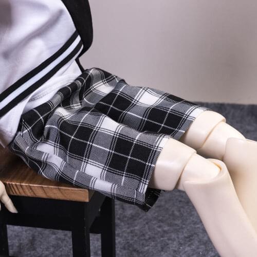 BJD Doll Clothing is suitable for 1/3 1/4 SD13 17 Uncle size stylish new black and white check shorts casual summer style pants