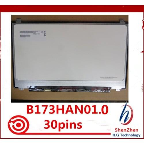 Original 17.3 inch laptop replacement lcd display screen B173HAN01.0 30PIN FHD 1920*1080