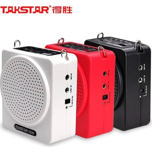 2pcs/Lot Takstar E180M Mini Portable Amplifier Support USB disk&TF card MP3 music 20 hours long play time use for Teaching ect