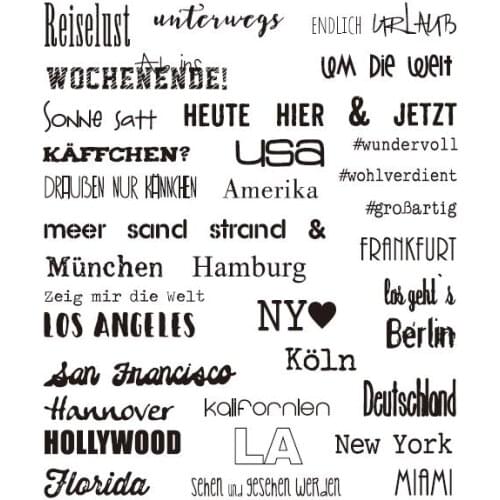 Words Stamps Scrapbook Paper Craft Clear stamp scrapbooking X0027