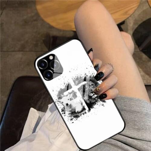 Lion and the Lamb Phone Case Glass Phone Case For iphone 12 11 Pro Max XS XR X 8 7 Plus SE2 Case