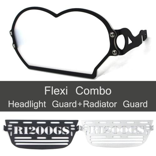 For BMW R 1200 GS R1200GS GSA 2007 2008 2009-12 Motorcycle Headlight Guard Radiator Cover Cooler Grill Head light Lens Protector
