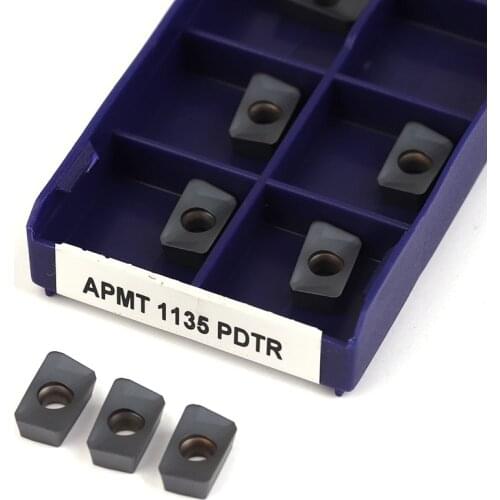APMT1604 PDTR LT30 APMT1135PDTR LT30 10pcs LAMINA technologies PVD submicron CNC Cemented carbide Milling blade