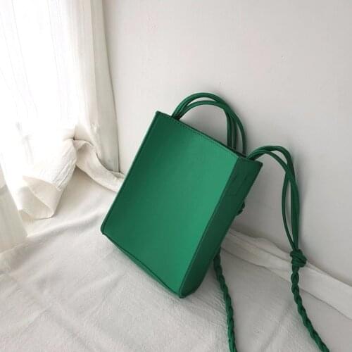 Korean Style Women New Woven Crossbody Bags Simple Casual Shoulder Bag Female High Quality Vintage Messenger Bags