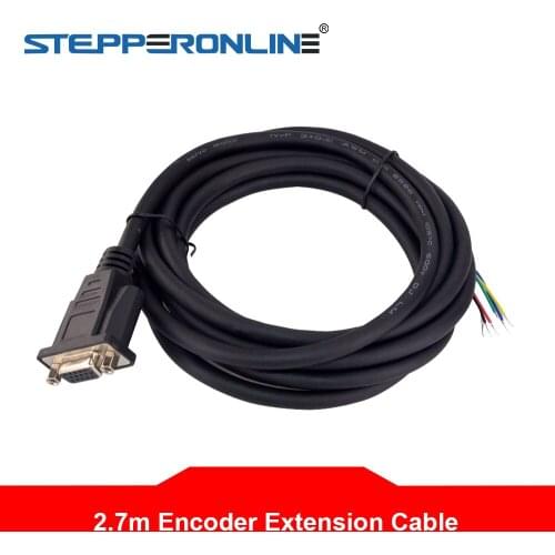 2.7m Long Encoder Extension Cable for Closed Loop Stepper Motor Driver