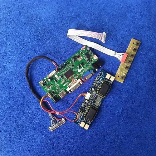 4CCFL 30-Pin LVDS For M185B1-L01/TMS185WX1-01TB Kit HDMI-compatible DVI VGA M.NT68676 drive controller board LCD matrix 1366*768