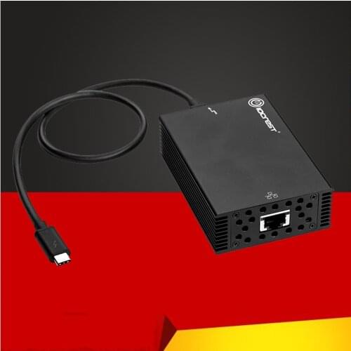 USB C Ethernet Adapter USB3.1 Type-C Thunderbolt 3 Network Card to RJ45 Lan Intel Chipset 10 Gigabit Ethernet for Windows MAC OS