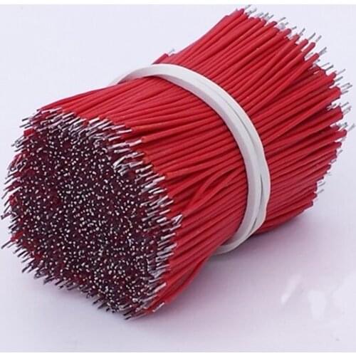 Free shipping 1000pc OD 1MM 28AWG solder wire electronic insulated Double Tinned Plate color wire cable jump wire for arduino
