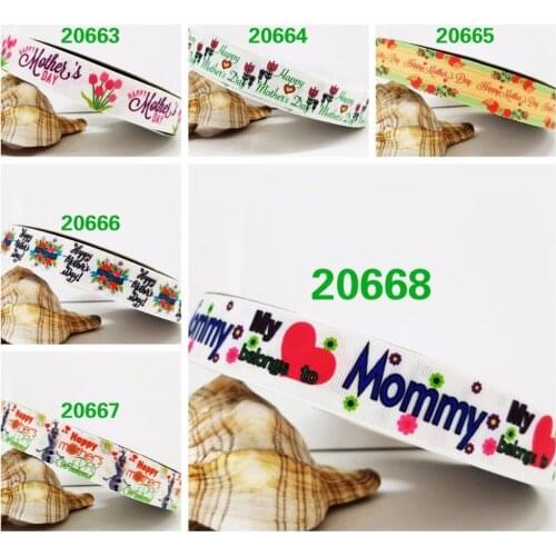 Free shipping 50 yard cartoon printed grosgrain ribbon 20668