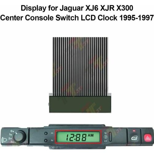 LCD Clock Display for Jaguar XJ6 XJR X300 Center Console Switch 1995-1997