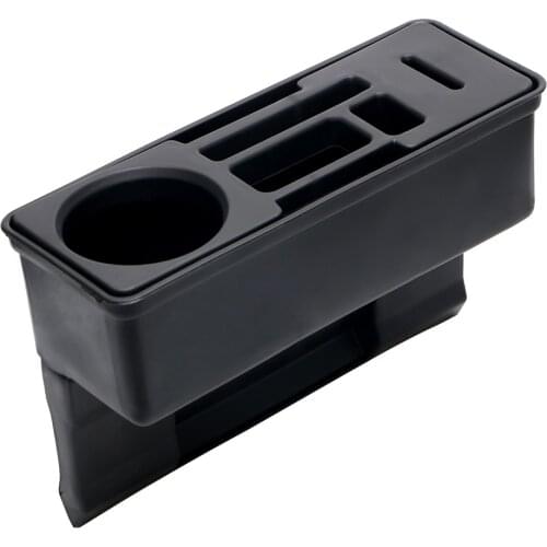 Coin Drink Phone Cigarette Holder Seat Crevice Storage Box Car Accessories Car Organizer Auto Seat Gap Organizer Container