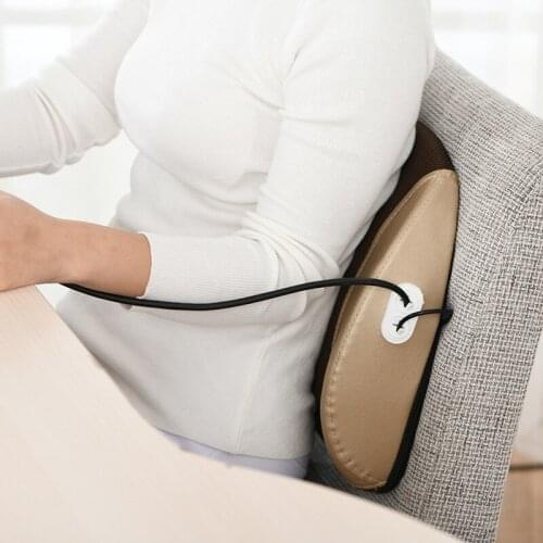 Functional electric full body massage pillow cervical spine waist back home hot compress massager cushion