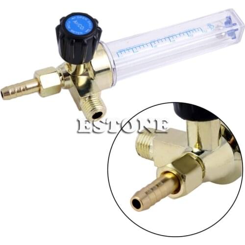 7mm Barb 1/4PT 0.15 MPA Flow Meter Gas Argon Regulator Welding Weld