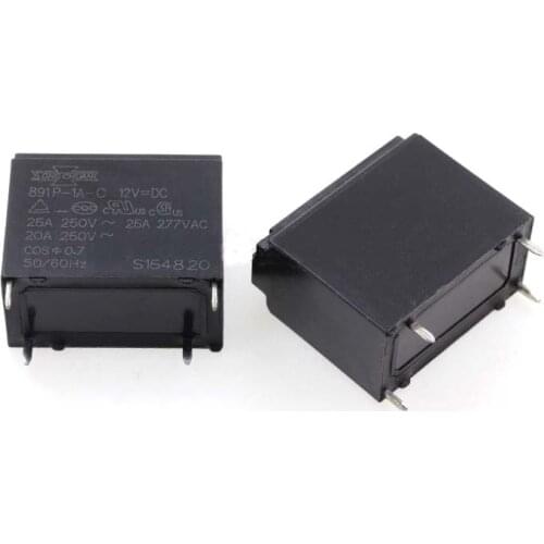 HOT NEW 891WP-1A-C-12VDC 891WP-1A-C 891WP 1A C 891WP1AC 12V relay Air conditioning relay 12VDC DC12V 12V 25A 4PIN