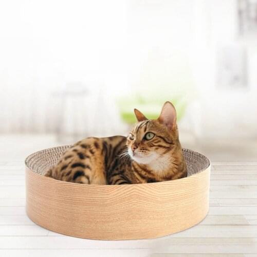 Space Bowl Cat Scratch Board Toy Scratching Pad Cat Nest Kitten Scratcher for Grinding Claws Body Massage Rest Scratch Supplies