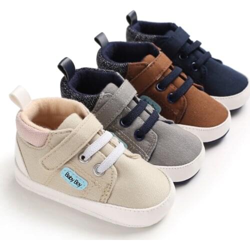 Autumn baby shoes toddler newborn First Walkers baby girl boys canvas shoes soft sole comfortable Cotton Sole SHL072