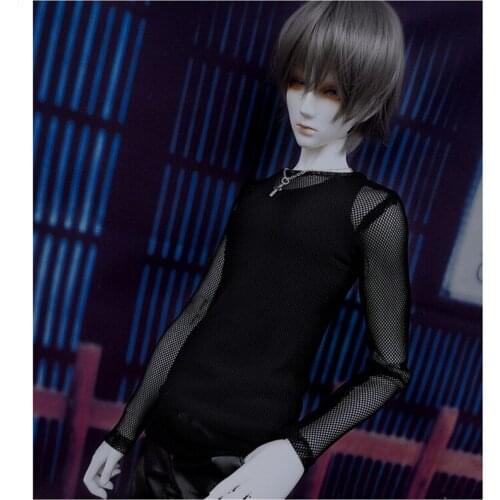 Dolls Clothes Vest an Elastic Net Clothing for 1/3 1/4 BJD Dolls,Black White Color Doll Clothes Doll Accessories
