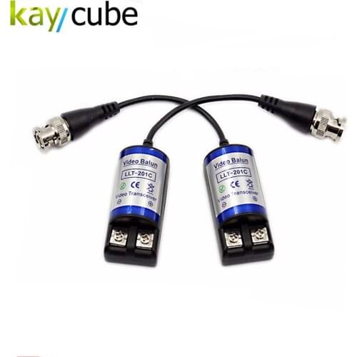 Support HD Camera After Upgraded Passive Video Balun AHD/TVI/CVI Balun BNC Connector