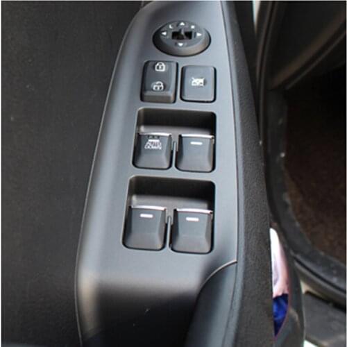 7Pcs/Set Car Styling For KIA RIO K2 K3 K5 Forte Sportage R stainless steel Window lift buttons sequins decocation