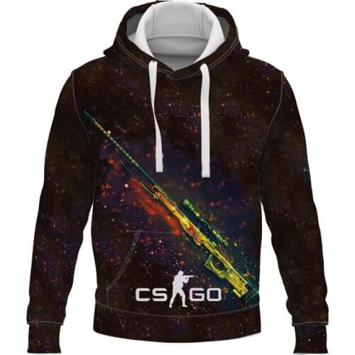 Game Style Hoodie World Pistol Hooded Sweatshirt Men Women Fashion Pullover Hoodie Hip-Hop Street Wear Unisex Clothes