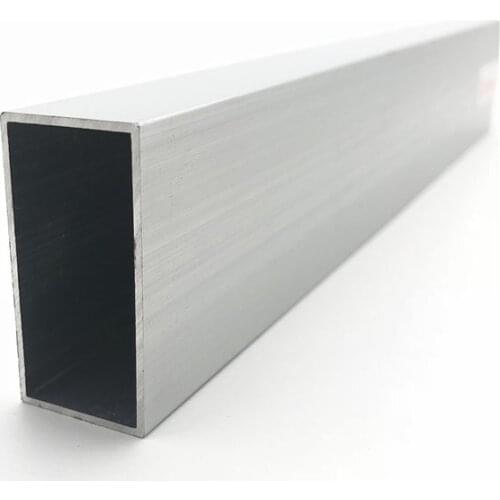 20mm*40mm*1mm square tube aluminum alloy hollow pipe rectangle straight duct vessel 100/200/300/400/500/550mm length
