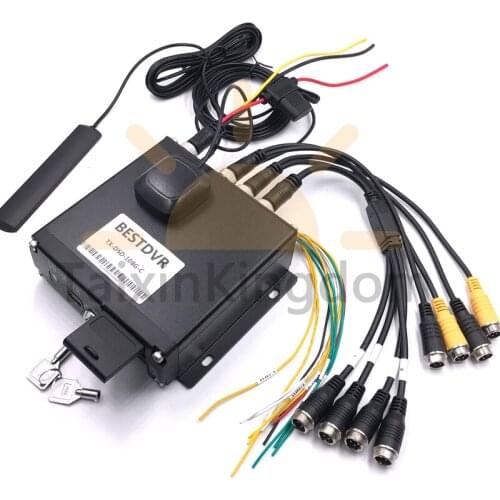 8-channel dual SD card vehicle video recorder 3G / 4G global remote monitoring mdvr supports GPS positioning