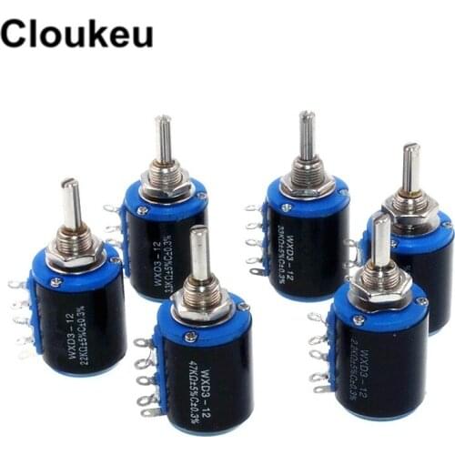 WXD3-12 Potentiometer switch 100R 200R 220R 470R 680R 1K 2.2K 3.3K 4.7K 5.6K 6.8K 10K 22K 33K 47K