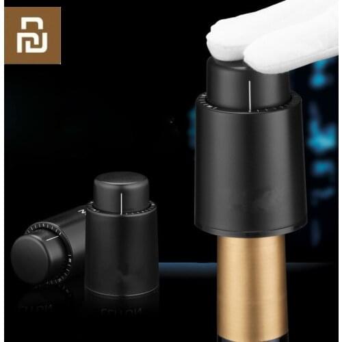 Youpin Wine Stopper Vacuum Memory Wine Electric Circle Joy Wine Corks Metal Digital scale