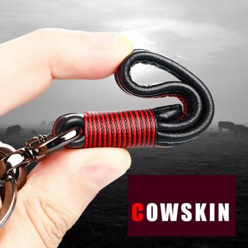 Pendant Keychain Gift High Car Key Ring Anti-Lost Number Plate Pendant Keychain Holder Accessorie Fashion Leather