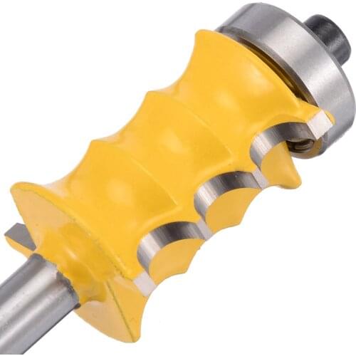 1/4'' Shank Bead Router Bits Triple Bead Molding Router Bit Wood Edge Jointing Milling Cutter Quality Tungsten Carbide