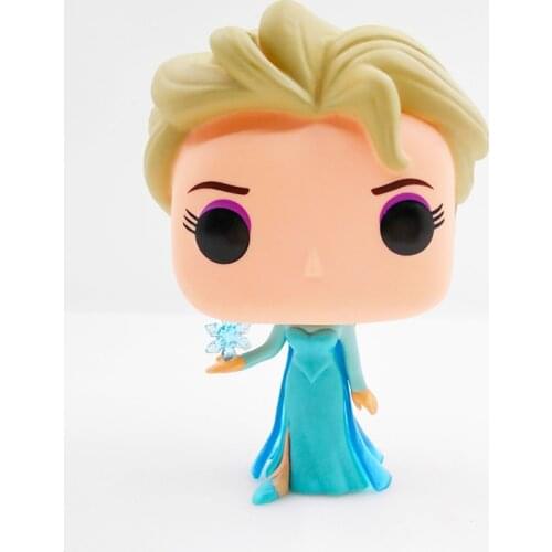 10CM Anime ELSA Ice Princess Limited Edition Kawaii Action Figure Model Toys For Children Birthday Gift Movie Fans Collection