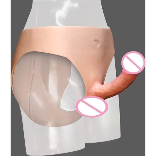 17CM Super Long Soft Strapon Realistic Dildos for Women Real Penis With Scrotal Dildo Female Pants Lesbian Sex Toys For Woman