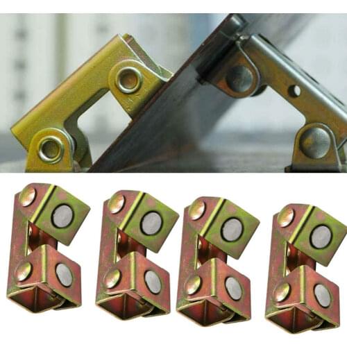 4pcs Magnetic V-Type Clamps V-Shaped Welding Holder Welding Fixture Adjustable Magnetic V-Pads Hand Tools Metal Working Tool
