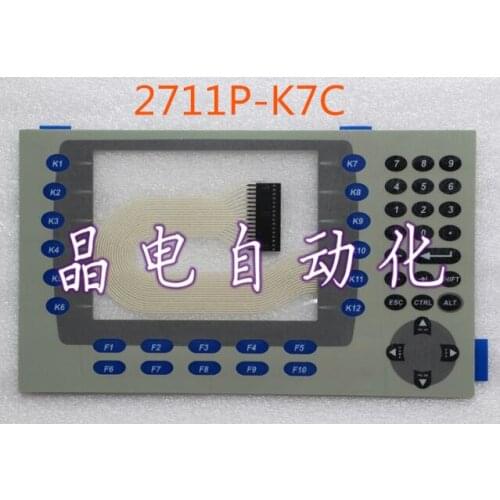 Allen Bradley PanelView PLUS 700 membrane overlay glass keypad 2711P-K7 GLASS 2711P-K7C 2711P-B7 for Panel repair,Have in stock