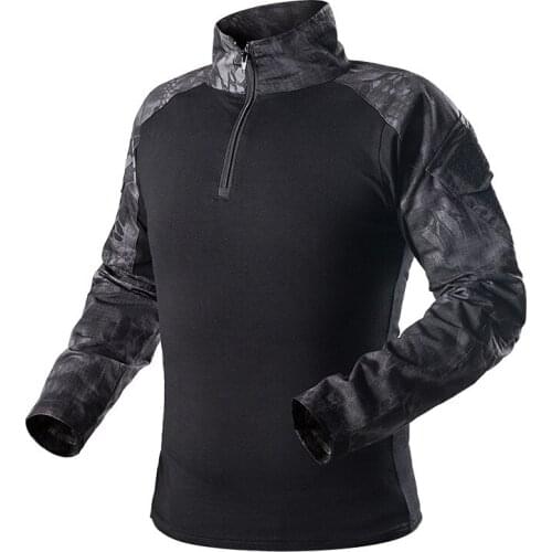 US Army Tactical Military Uniform Airsoft Camouflage Combat-Proven Shirts Rapid Assault Long Sleeve Shirt Battle Strike S-8XL