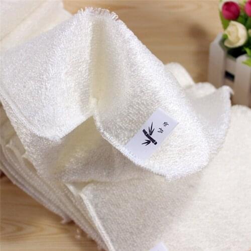 Cleaning wipes 5pcs Bamboo Fiber Anti-grease Dish Cloth Washing Towel Magic Kitchen Cleaning tools#10 2017 Gift Drop