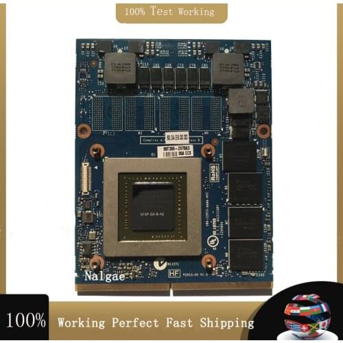 CN-0J0M0K N15P-GX-B-A2 GTX860M GTX 860M MXM 3.0 DDR5 2GB Video Graphics Card For DELL M17X R5 M18X R3 laptop