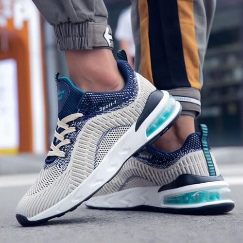 Summer Mens Running Shoes for Men Light Breathable Sport Shoes Men Walking Trainers Casual Sneakers Zapatillas Hombre Plus Size