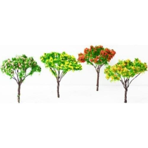 20pcs/lot 6.5cm Iron Wire Ho Scale Model Tree For Architecture Ho Train Layout And Railway Model Building