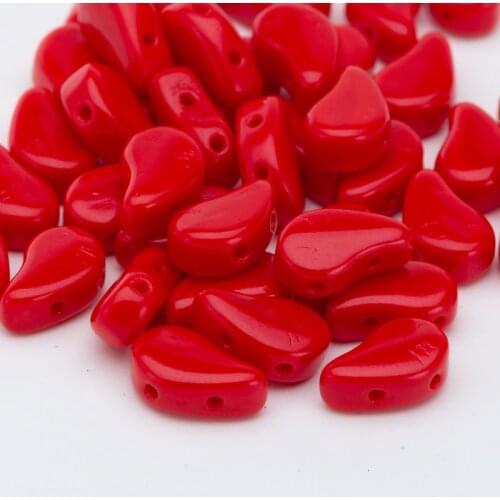 Taidian New8*5mm Fashion Glass BeadsPD with hole Not Faded beadwork Diy For Native Handcraft Jewelry Making 5grams About 15pcs