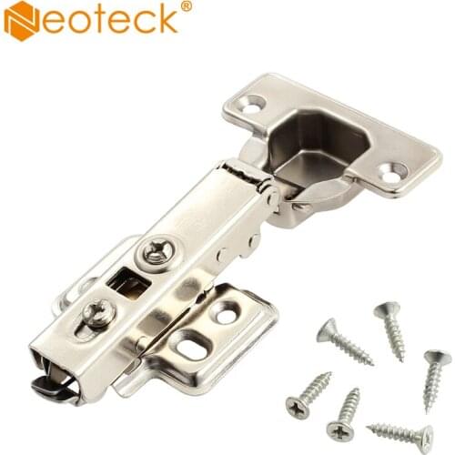 Neoteck 20 Pcs Hinge Stainless Steel Door Hydraulic Hinges Damper Buffer Soft Close For Cabinet Kitchen Furniture Hardware